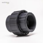 Union m/indvendigt gevind 1½" x 50 mm muffe ID-ID. PVC. - Image 2