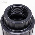 Union m/indvendigt gevind 1½" x 50 mm muffe ID-ID. PVC. - Image 3