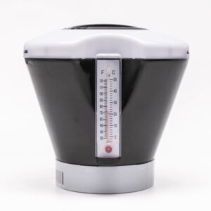 Comfortana Klor dispencer m. termometer Sort/hvid 17 cm.