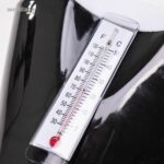 Comfortana Klor dispencer m. termometer Sort/hvid 17 cm. - Image 3