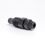 Doseringsnippel 3/8gevind + 4/6mm slange studs