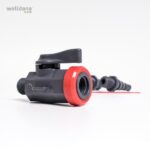Kugleventil 1/4"  PVC. komplet med fittings. - Image 2
