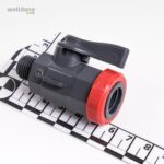 Kugleventil 1/4"  PVC. komplet med fittings. - Image 3