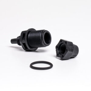 Omløber+ O-ring+ slangeadaptor f. kemikaliepumpe