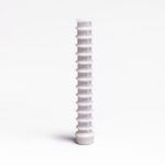 Lateral rør 210mm x 1"  gl. mælkehvid model. m/gevind