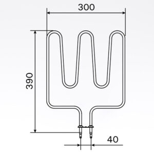 Sauna element 1500W