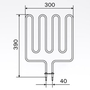 Sauna element 2000W