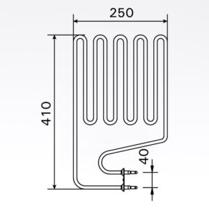 Sauna element 2000W