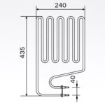 Sauna element 2150W