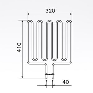 Sauna element 2500W