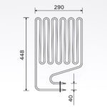 Sauna element 2500W