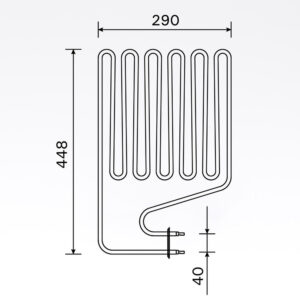 Sauna element 2500W