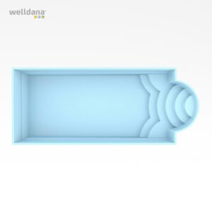 Fiber pool model Paris 8 x 3