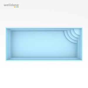 Fiber pool model Rom 7 x 3