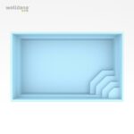 Fiber pool model Athen 5 x 3 x 1