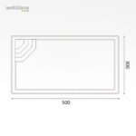 Fiber pool model Athen 5 x 3 x 1,45 m - Image 5
