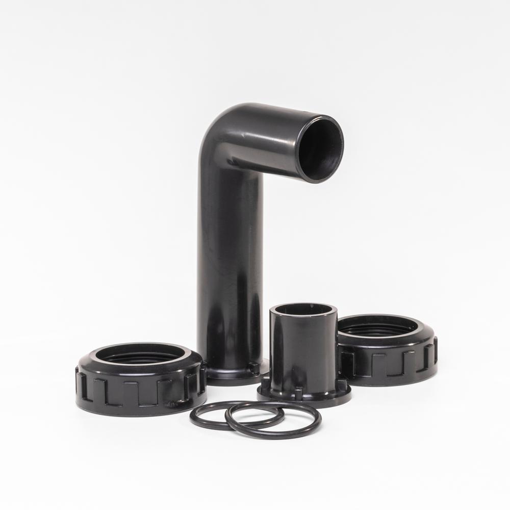Union sæt f. multiport ventil 1 1/2"  Bilbao filt. vinkel + lige stykke