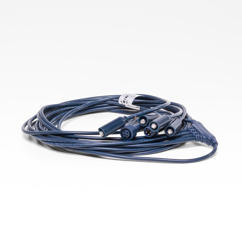 LED lys m.4 lys pr. streng f. 24 multi point  fra 2024